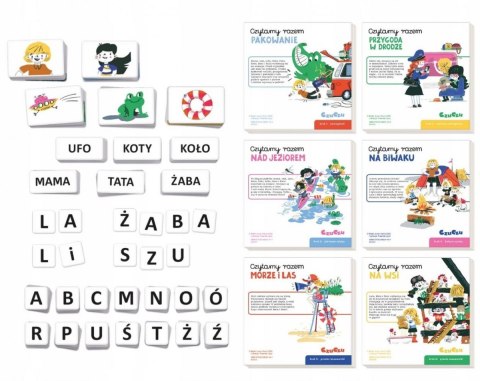 Czytamy razem - Zestaw do nauki czytania Czytamy razem - Zestaw do nauki czytania
