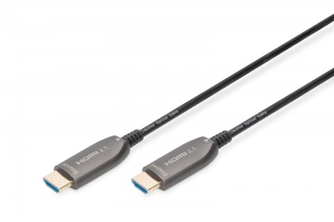 Kabel połączeniowy hybrydowy AOC HDMI 2.1 Ultra High Speed 8K/60Hz UHD HDMI A/HDMI A M/M czarny 10m Kabel połączeniowy hybrydowy AOC HDMI 2.1 Ultra High Speed 8K/60Hz UHD HDMI A/HDMI A M/M czarny 10m