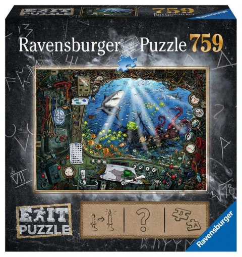 Puzzle EXIT 759 elementów W łodzi podwodnej Puzzle EXIT 759 elementów W łodzi podwodnej
