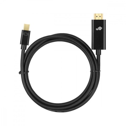 Kabel HDMI - mini DisplayPort 1,8 m 4k 30Hz czarny Kabel HDMI - mini DisplayPort 1,8 m 4k 30Hz czarny