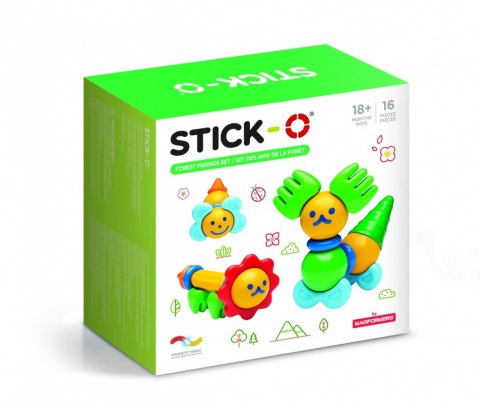 Klocki Stick-O Leśni przyjaciele 16 elementów Klocki Stick-O Leśni przyjaciele 16 elementów