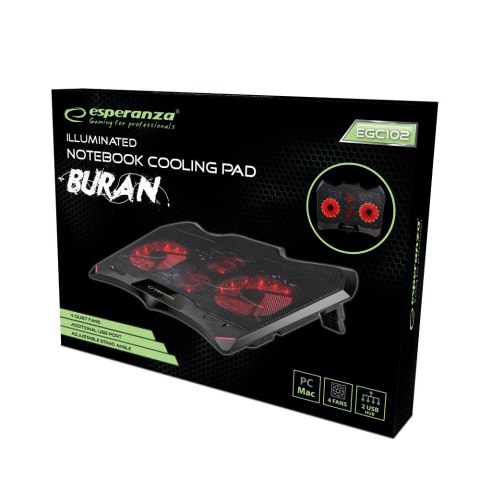 Podstawka chłodząca gaming Buran Podstawka chłodząca gaming Buran