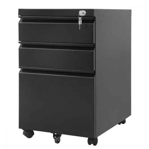 Szafka podbiurkowa metalowa MC-850 Czarna Szafka podbiurkowa metalowa MC-850 Czarna