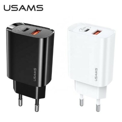 Ładowarka sieciowa 1xUSB-C+1xUSB T35 20W PD3.0 QC3.0 Fast Charging Ładowarka sieciowa 1xUSB-C+1xUSB T35 20W PD3.0 QC3.0 Fast Charging