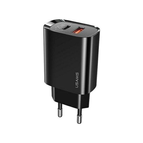 Ładowarka sieciowa 1xUSB-C+1xUSB T35 20W PD3.0 QC3.0 Fast charging Ładowarka sieciowa 1xUSB-C+1xUSB T35 20W PD3.0 QC3.0 Fast charging