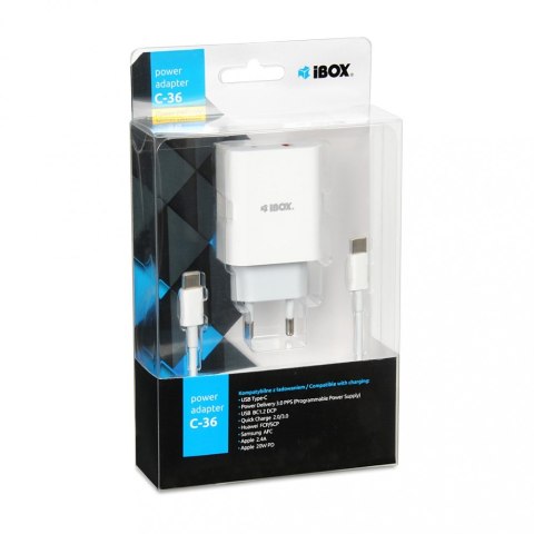 Ładowarka siecowa C-36 USB-C Ładowarka siecowa C-36 USB-C