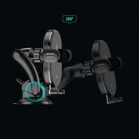 Uchwyt indukcyjny 15W Automatic US-CD131 na szybę lub deskę samochodowy czarny CD131ZJ01 Uchwyt indukcyjny 15W Automatic US-CD131 na szybę lub deskę samochodowy czarny CD131ZJ01