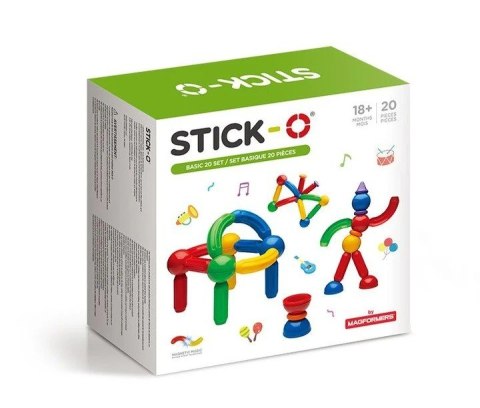 Klocki Stick-o Basic 30 elementów Klocki Stick-o Basic 30 elementów