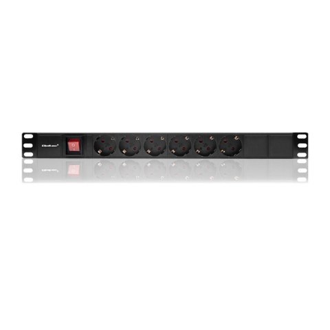 Listwa zasilająca do szafy RACK 1U | 16A | PDU | 6xSCHUKO | 2m Listwa zasilająca do szafy RACK 1U | 16A | PDU | 6xSCHUKO | 2m