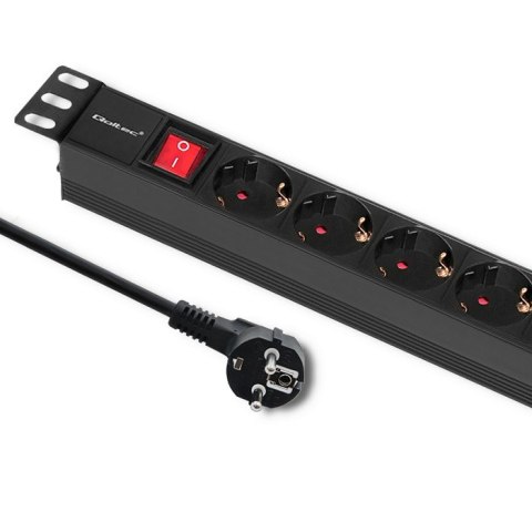 Listwa zasilająca do szafy RACK 1U | 16A | PDU | 8xSCHUKO | 2m Listwa zasilająca do szafy RACK 1U | 16A | PDU | 8xSCHUKO | 2m