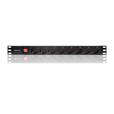 Listwa zasilająca do szafy RACK 1U | 16A | PDU | 8xSCHUKO | 2m Listwa zasilająca do szafy RACK 1U | 16A | PDU | 8xSCHUKO | 2m
