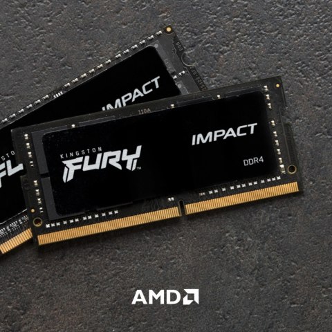 Pamięć DDR4 FURY Impact SODIMM 8GB(1*8GB)/3200 CL20 Pamięć DDR4 FURY Impact SODIMM 8GB(1*8GB)/3200 CL20