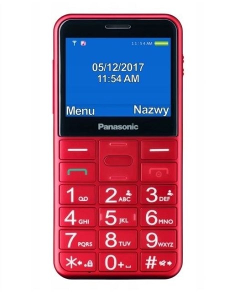 Telefon dla seniora KX-TU155 czerwony Telefon dla seniora KX-TU155 czerwony