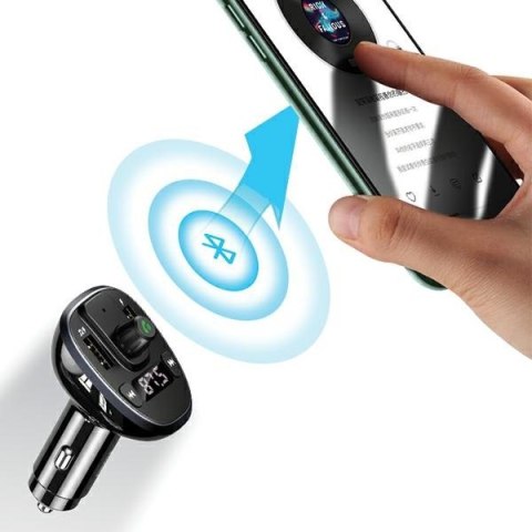 Zestaw głośnomówiący C21 z transmiterem FM MP3 Bluetooth 2xUSB 3,4A Zestaw głośnomówiący C21 z transmiterem FM MP3 Bluetooth 2xUSB 3,4A