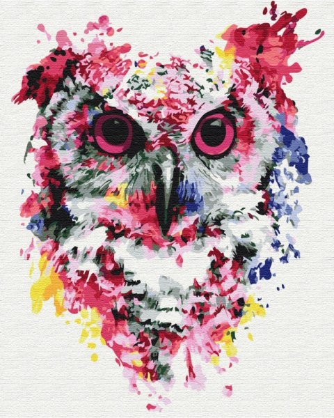 Obraz Paint it! Malowanie po numerach. Sowa Obraz Paint it! Malowanie po numerach. Sowa