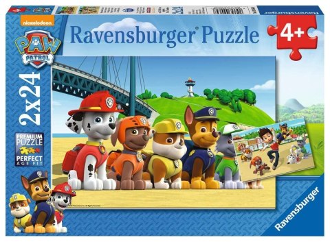 Puzzle 2x24 elementy Drużyna Psi Patrol Puzzle 2x24 elementy Drużyna Psi Patrol