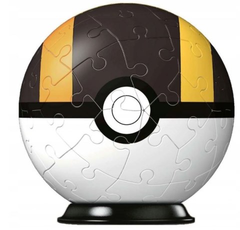 Puzzle 54 elementy 3D Kula, Pokemon czarna Puzzle 54 elementy 3D Kula, Pokemon czarna