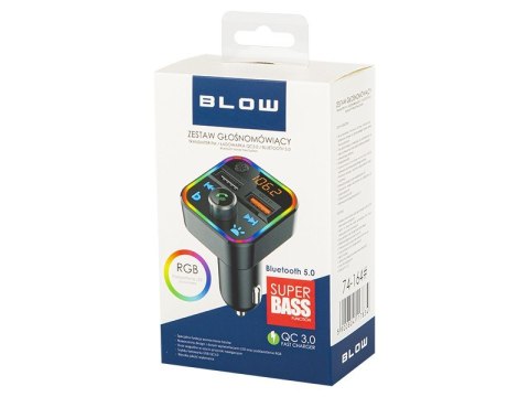 Transmiter FM Bluetooth 5.1+Qc3.0 RBG Transmiter FM Bluetooth 5.1+Qc3.0 RBG