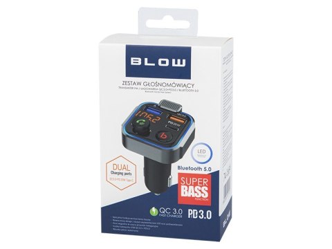 Transmiter FM Bluetooth 5.1+Qc3.0 Transmiter FM Bluetooth 5.1+Qc3.0