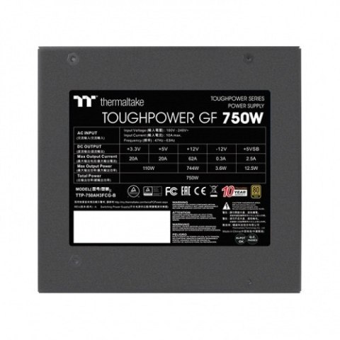 Zasilacz - ToughPower GF 750W Modular 80+Gold Zasilacz - ToughPower GF 750W Modular 80+Gold