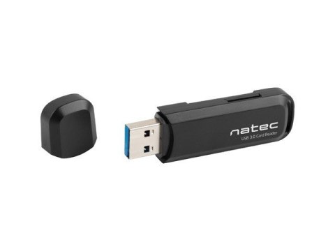 Czytnik kart pamięci Scarab 2 SD/Micro SD, USB 3.0 Czarny Czytnik kart pamięci Scarab 2 SD/Micro SD, USB 3.0 Czarny