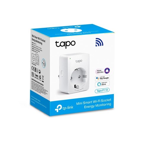 Mini Smart Socket WiFi Tapo P110 z kontrolą zużycia energii Mini Smart Socket WiFi Tapo P110 z kontrolą zużycia energii