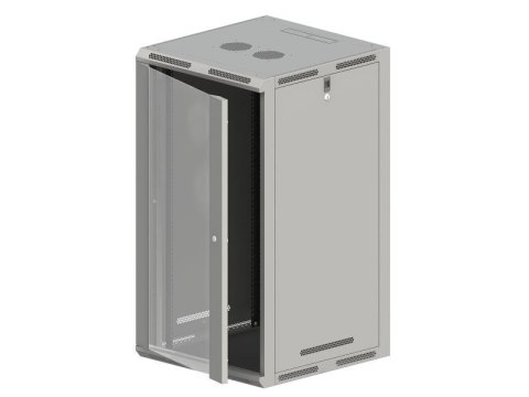 Szafa wisząco/stojąca 19" 21U 600x600, drzwi szklane FLAT PACK Szafa wisząco/stojąca 19" 21U 600x600, drzwi szklane FLAT PACK