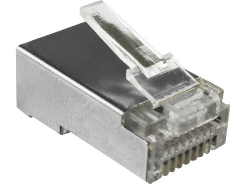 Wtyk przelotowy RJ45 STP kat.5e (opakowanie 100 sztuk) Wtyk przelotowy RJ45 STP kat.5e (opakowanie 100 sztuk)
