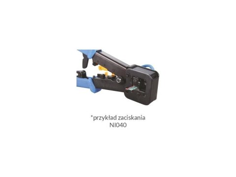 Wtyk przelotowy RJ45 STP kat.5e (opakowanie 100 sztuk) Wtyk przelotowy RJ45 STP kat.5e (opakowanie 100 sztuk)