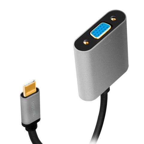 Adapter USB-C do VGA, 1080p, aluminiowy 0.15m Adapter USB-C do VGA, 1080p, aluminiowy 0.15m