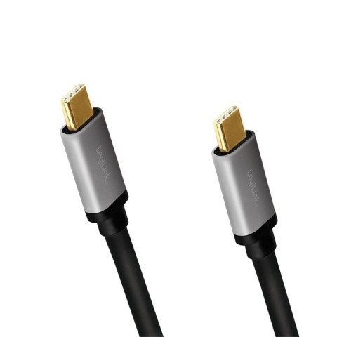 Kabel USB-C M/M, 4K/60 Hz, PD aluminiowy 1m Kabel USB-C M/M, 4K/60 Hz, PD aluminiowy 1m
