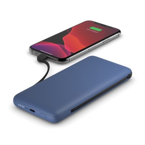 PowerBank 10 000mAh 18W USB-C/LTG Niebieski PowerBank 10 000mAh 18W USB-C/LTG Niebieski