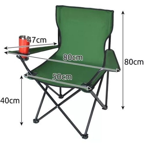 Krzesło wędkarskie zielone K23676 Trizand