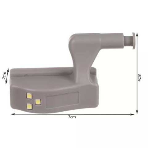 Lampka 3 LED do szafki na zawias 23025 Ruhhy