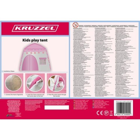 Namiot dla dzieci DOMEK + lampki 23472 Kruzzel Namiot dla dzieci DOMEK + lampki 23472 Kruzzel