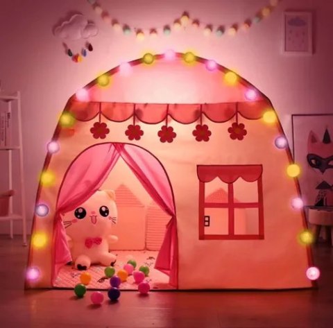 Namiot dla dzieci DOMEK + lampki 23472 Kruzzel Namiot dla dzieci DOMEK + lampki 23472 Kruzzel