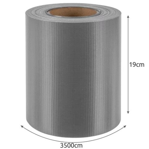 Taśma ogrodzeniowa 19cmx35m 450g/m2 szara 23697 Gardlov Taśma ogrodzeniowa 19cmx35m 450g/m2 szara 23697 Gardlov