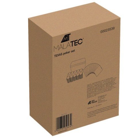 Zestaw do pokera TEXAS 23539 Malatec Zestaw do pokera TEXAS 23539 Malatec