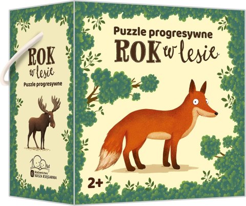 Puzzle progresywne Rok w lesie Puzzle progresywne Rok w lesie