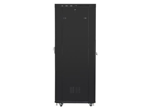 Szafa instalacyjna RACK stojąca 19 27U 800X1000 czarna LCD (FLAT PACK) Szafa instalacyjna RACK stojąca 19 27U 800X1000 czarna LCD (FLAT PACK)