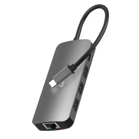 HUB USB-C 8 portów MT5044 3xUSB-A 3.0, 1xUSB-C PD, 1xRJ45, 1xHDMI 4K, 1xSD 1xMicro SD HUB USB-C 8 portów MT5044 3xUSB-A 3.0, 1xUSB-C PD, 1xRJ45, 1xHDMI 4K, 1xSD 1xMicro SD