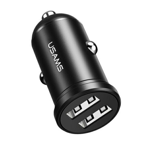 Ładowarka samochodowa 2xUSB 2,4A Czarna Ładowarka samochodowa 2xUSB 2,4A Czarna