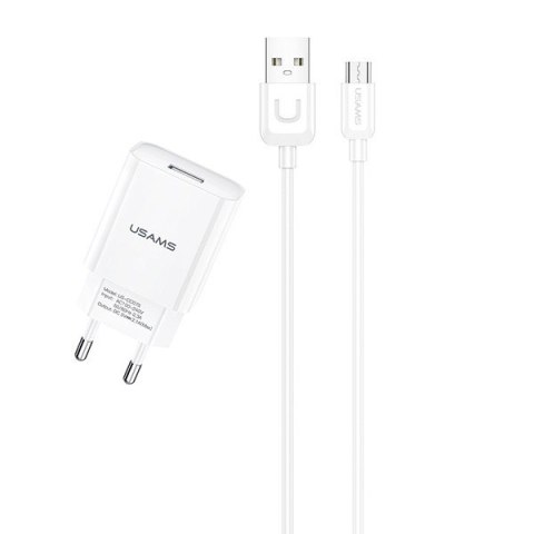 Ładowarka sieciowa 2,1A kabel microUSB Ładowarka sieciowa 2,1A kabel microUSB