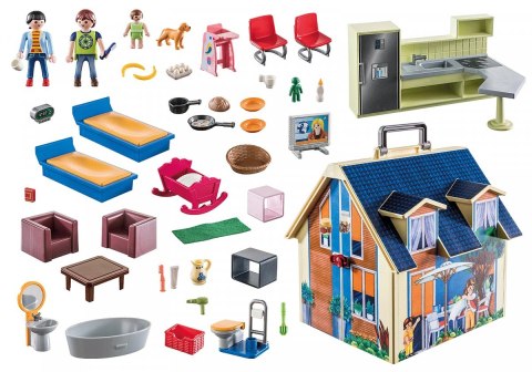 Przenośny domek dla lalek Dollhouse 70985 Przenośny domek dla lalek Dollhouse 70985