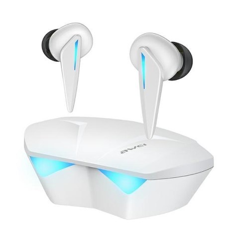 Słuchawki Bluetooth 5.0 TWS Gaming T23 Białe Słuchawki Bluetooth 5.0 TWS Gaming T23 Białe