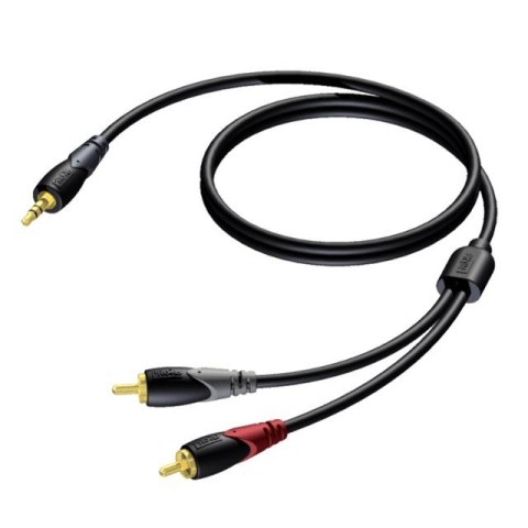 Kabel 3,5 mm Jack Męski Stereo - 2x RCA/Cinch Męski 3 m - CLA711/3 Kabel 3,5 mm Jack Męski Stereo - 2x RCA/Cinch Męski 3 m - CLA711/3