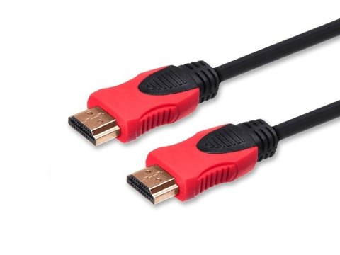 Kabel HDMI (M) v2.0, 3m, miedź, czarny, złote końcówki, ethernet/3D, CL-96 Kabel HDMI (M) v2.0, 3m, miedź, czarny, złote końcówki, ethernet/3D, CL-96