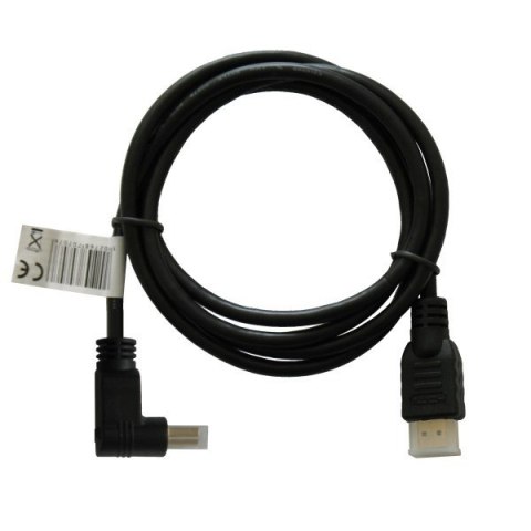 Kabel HDMI kątowy złoty v1.4 3D, 4Kx2K, 1.5m, CL-04 Kabel HDMI kątowy złoty v1.4 3D, 4Kx2K, 1.5m, CL-04