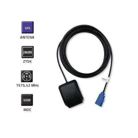 Antena GPS | 28dBi | Zewnętrzna Antena GPS | 28dBi | Zewnętrzna
