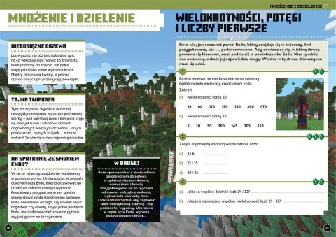 Książeczka Minecraft. Matematyka. Megazadania. 12+ Książeczka Minecraft. Matematyka. Megazadania. 12+